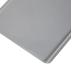 Back Cover Glass With Camera Lens Compatible For Samsung Galaxy Note 8 Replacement (No Logo) (Vemake) (Silver)