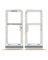 Dual Sim Card Tray Compatible For Samsung Galaxy Note 8 Replacement (Maple Gold)