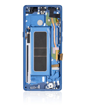 Replacement OLED Assembly With Frame Compatible For Samsung Galaxy Note 8 (Refurbished) (Deep Sea Blue)