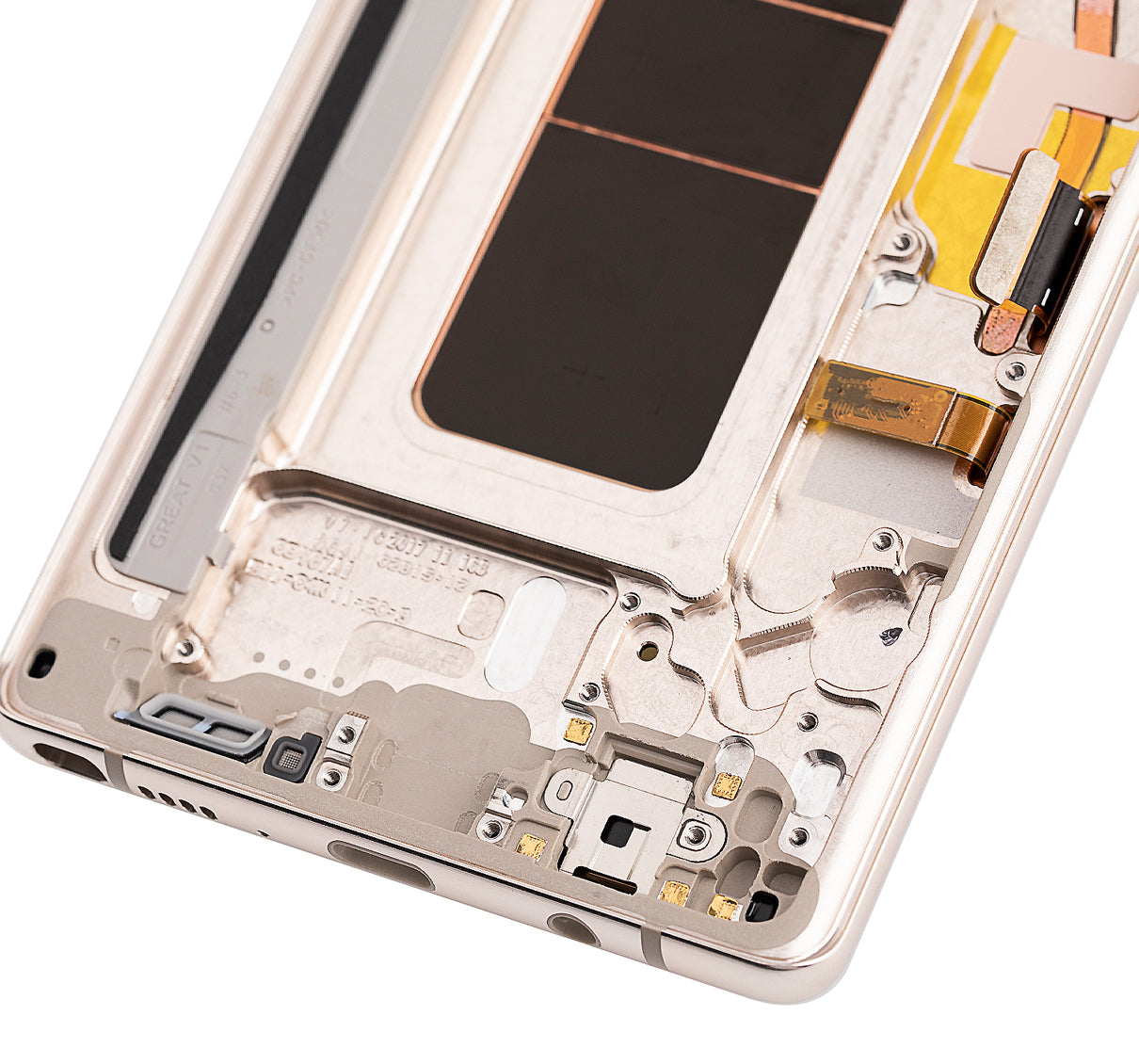 Replacement OLED Assembly With Frame Compatible For Samsung Galaxy Note 8 (Refurbished) (Maple Gold)