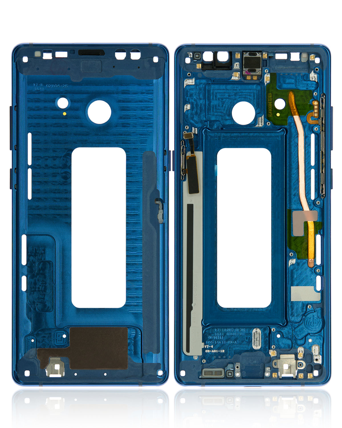 Mid-Frame Housing Compatible For Samsung Galaxy Note 8 Replacement  (With Small Parts) (Deep Sea Blue)