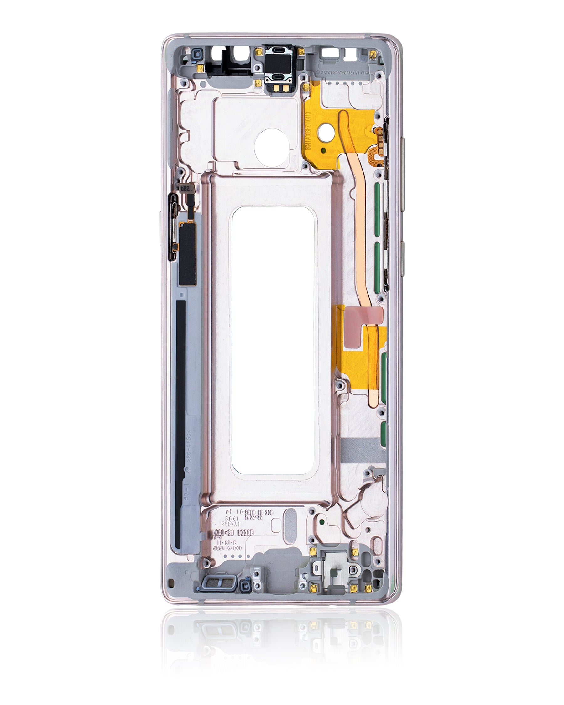 Replacement Mid-Frame Housing Compatible For Samsung Galaxy Note 8 (With Small Parts) (Maple Gold)
