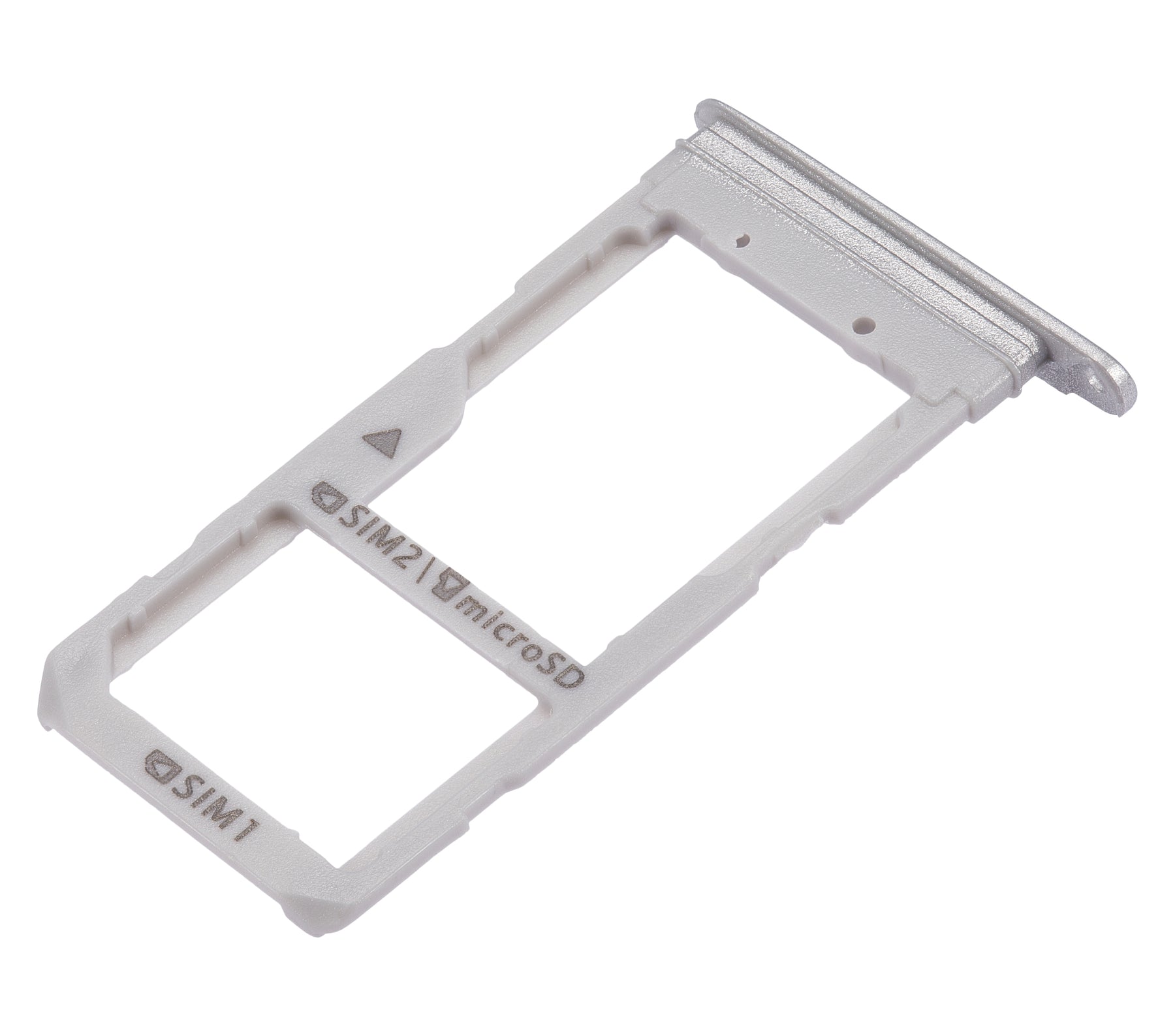 Replacement Dual Sim Card Tray Compatible For Samsung Galaxy S7 Edge (White)