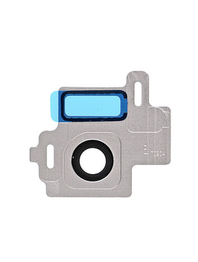 Replacement Back Camera Lens With Bezel Ring Compatible For Samsung Galaxy S8 (Arctic Silver)