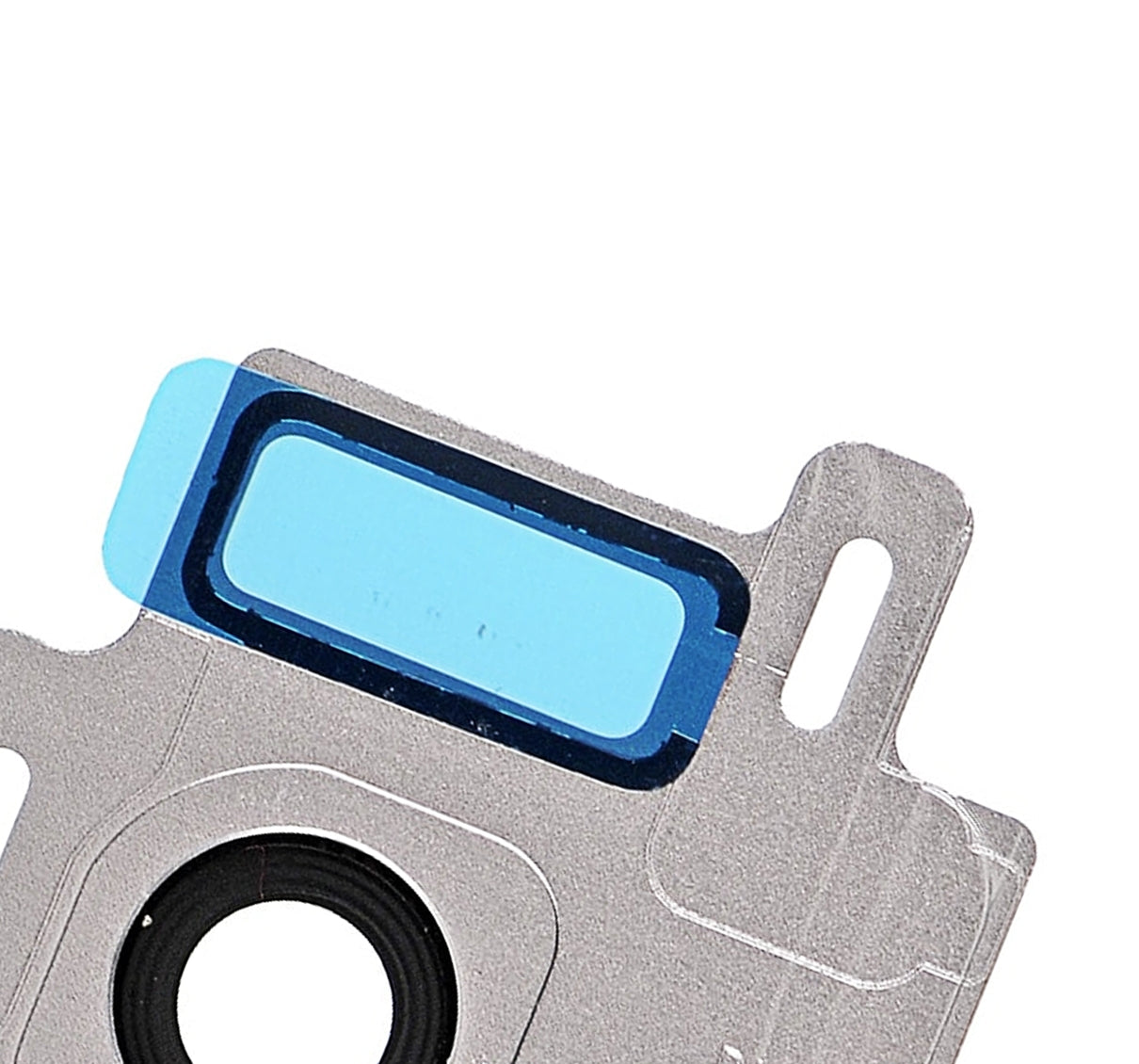 Replacement Back Camera Lens With Bezel Ring Compatible For Samsung Galaxy S8 (Arctic Silver)