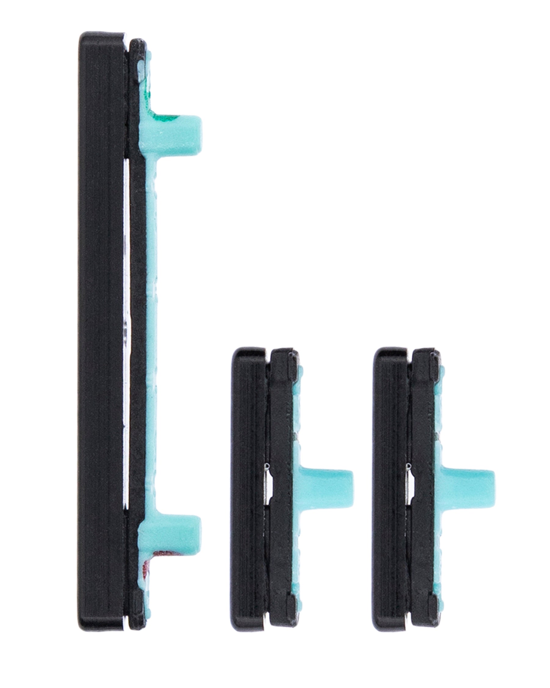 Replacement Hard Buttons (Power / Volume / Switch) Compatible For Samsung Galaxy S8 / S8 Plus (Midnight Black)