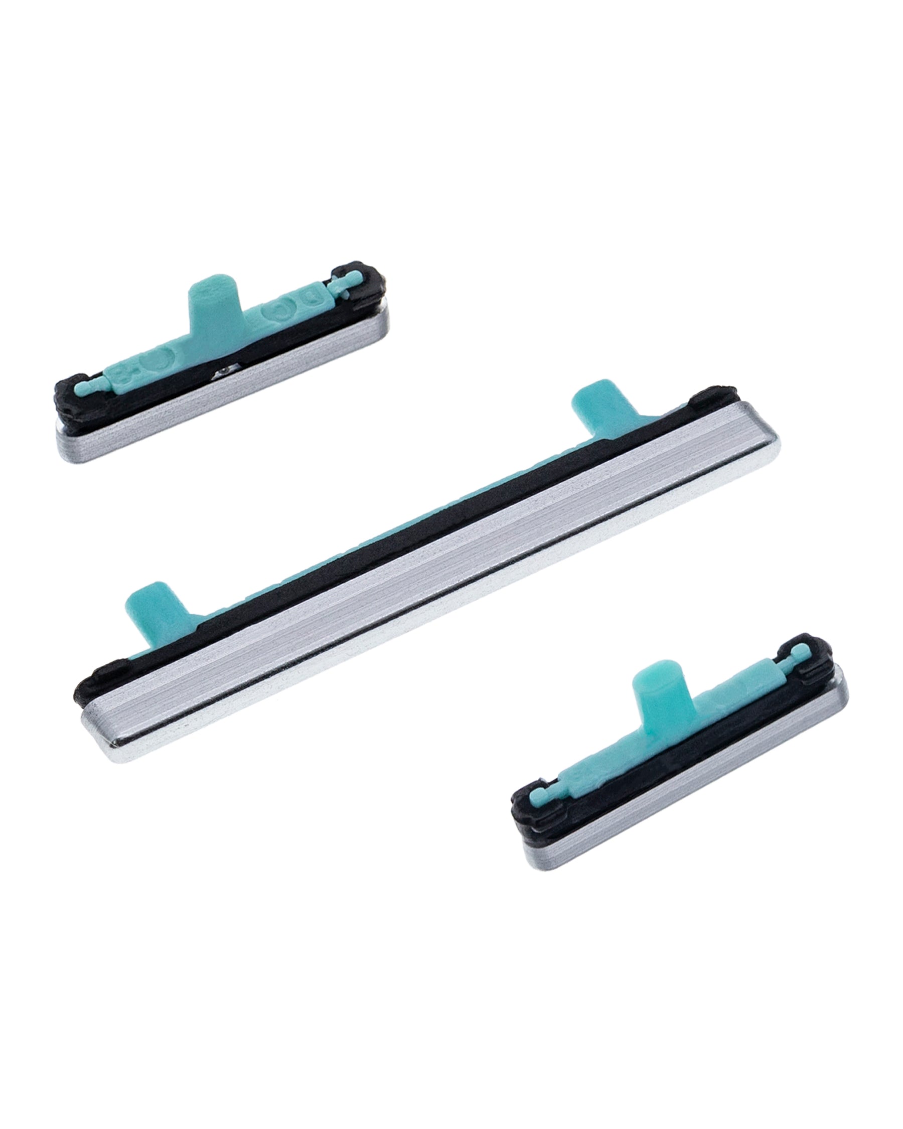 Replacement Hard Buttons (Power / Volume / Switch) Compatible For Samsung Galaxy S8 / S8 Plus (Arctic Silver)