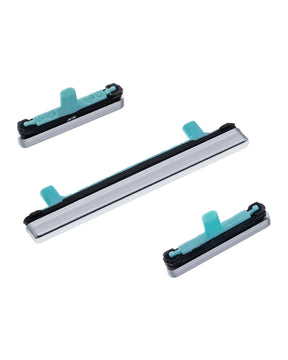 Replacement Hard Buttons (Power / Volume / Switch) Compatible For Samsung Galaxy S8 / S8 Plus (Arctic Silver)