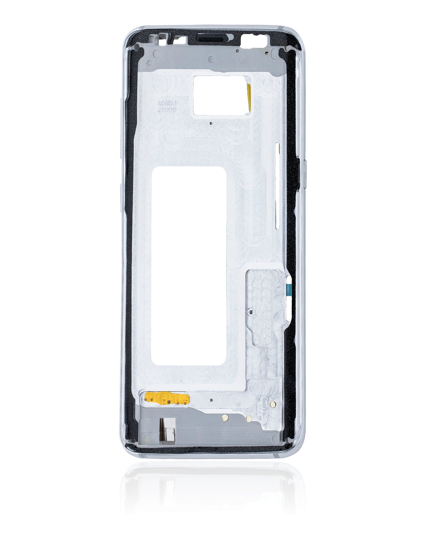 Mid-Frame Housing Compatible For Samsung Galaxy S8 Replacement  (With Small Parts) (Arctic Silver)