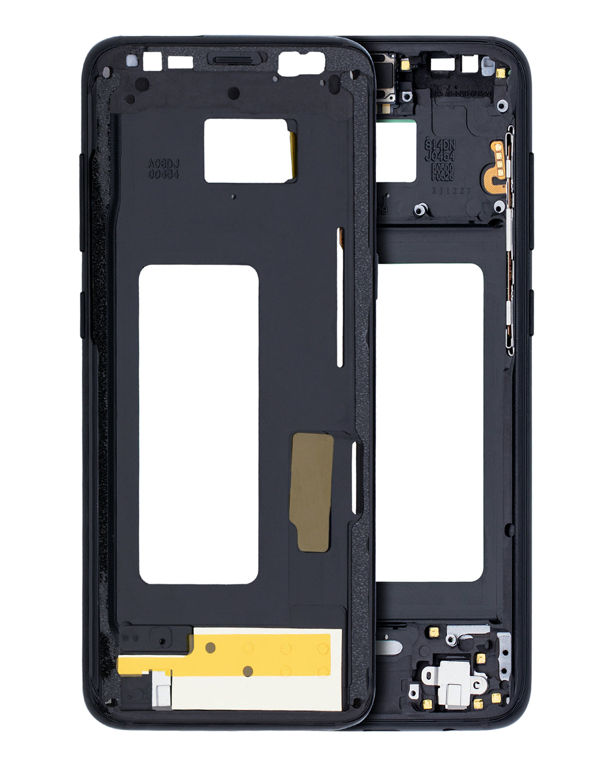 Mid-Frame Housing Replacement Compatible For Samsung Galaxy S8 (With Small Parts) (Midnight Black)