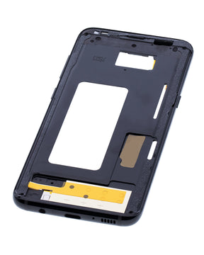 Mid-Frame Housing Replacement Compatible For Samsung Galaxy S8 (With Small Parts) (Midnight Black)
