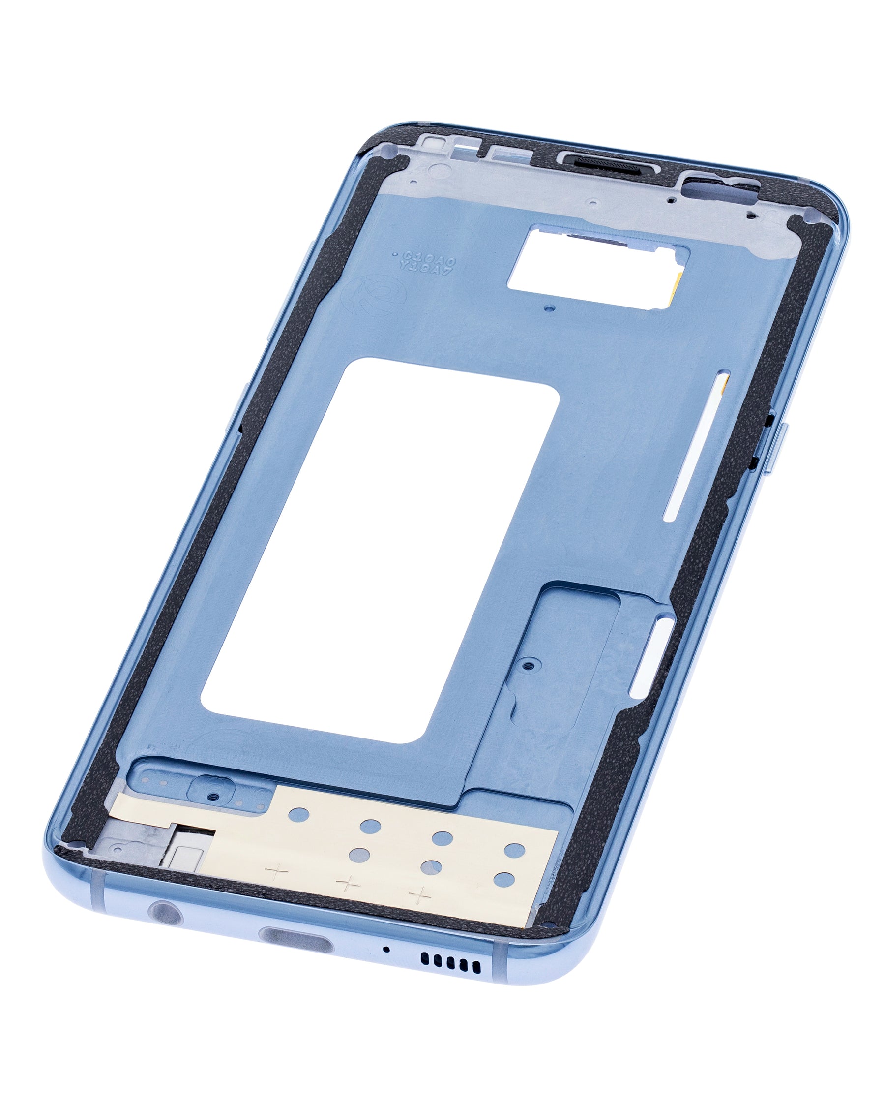 Replacement Mid-Frame Housing Compatible For Samsung Galaxy S8 (With Small Parts) (Coral Blue)