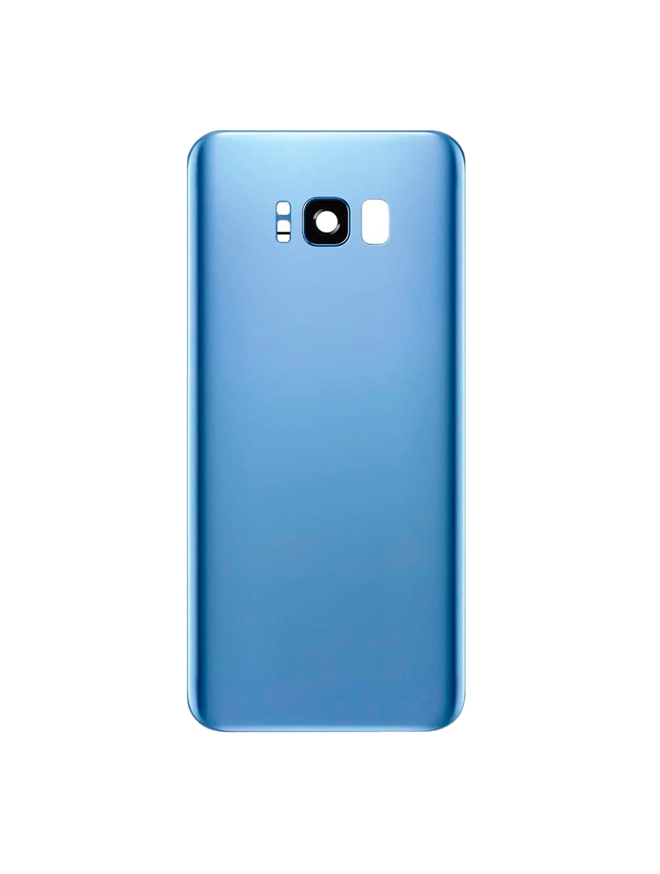 Back Cover Glass With Camera Lens Compatible For Samsung Galaxy S8 Plus Replacement  (No Logo) (Vemake) (Coral Blue)