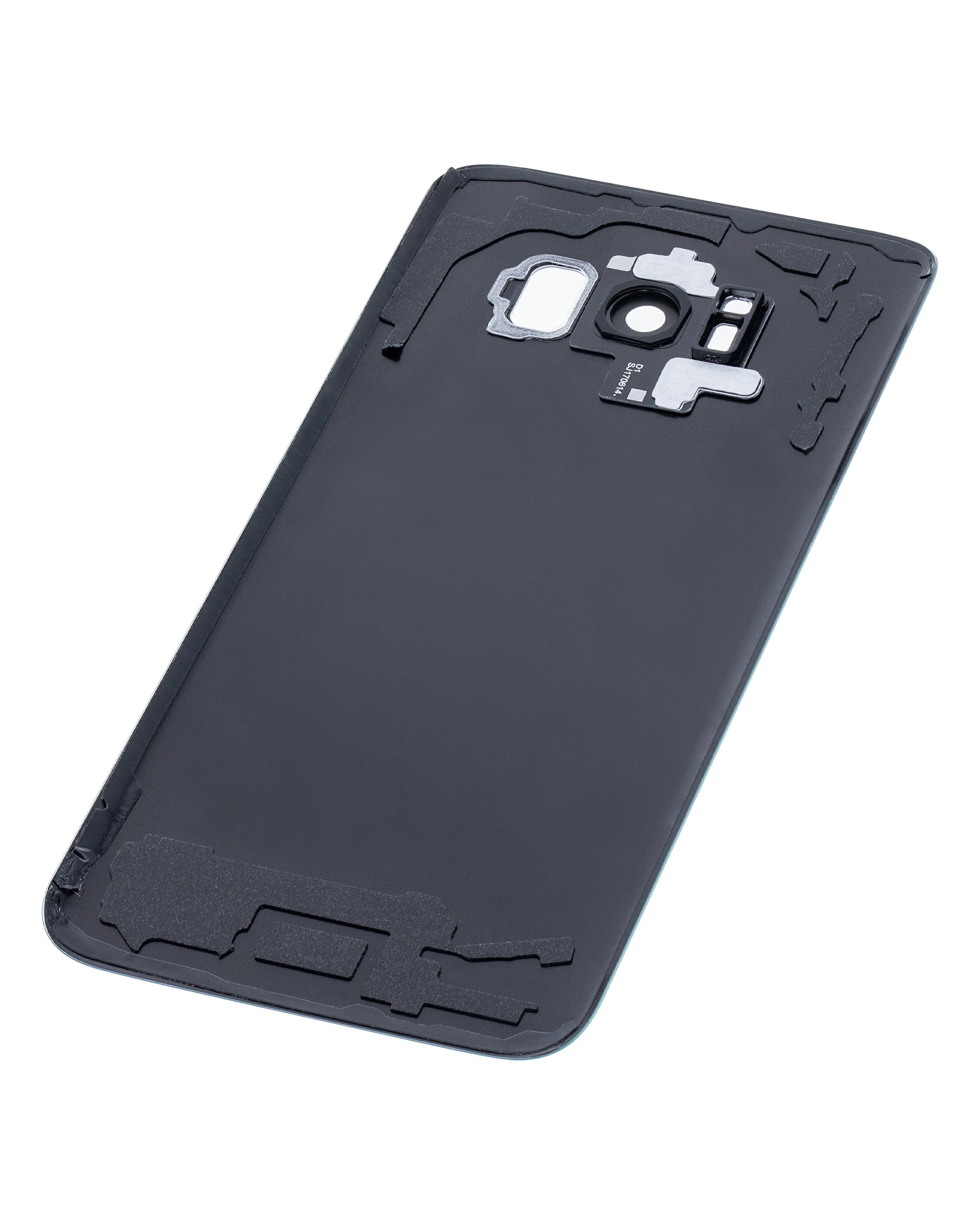 Replacement Back Cover Glass With Camera Lens Compatible For Samsung Galaxy S8 (No Logo) (Vemake) (Midnight Black)