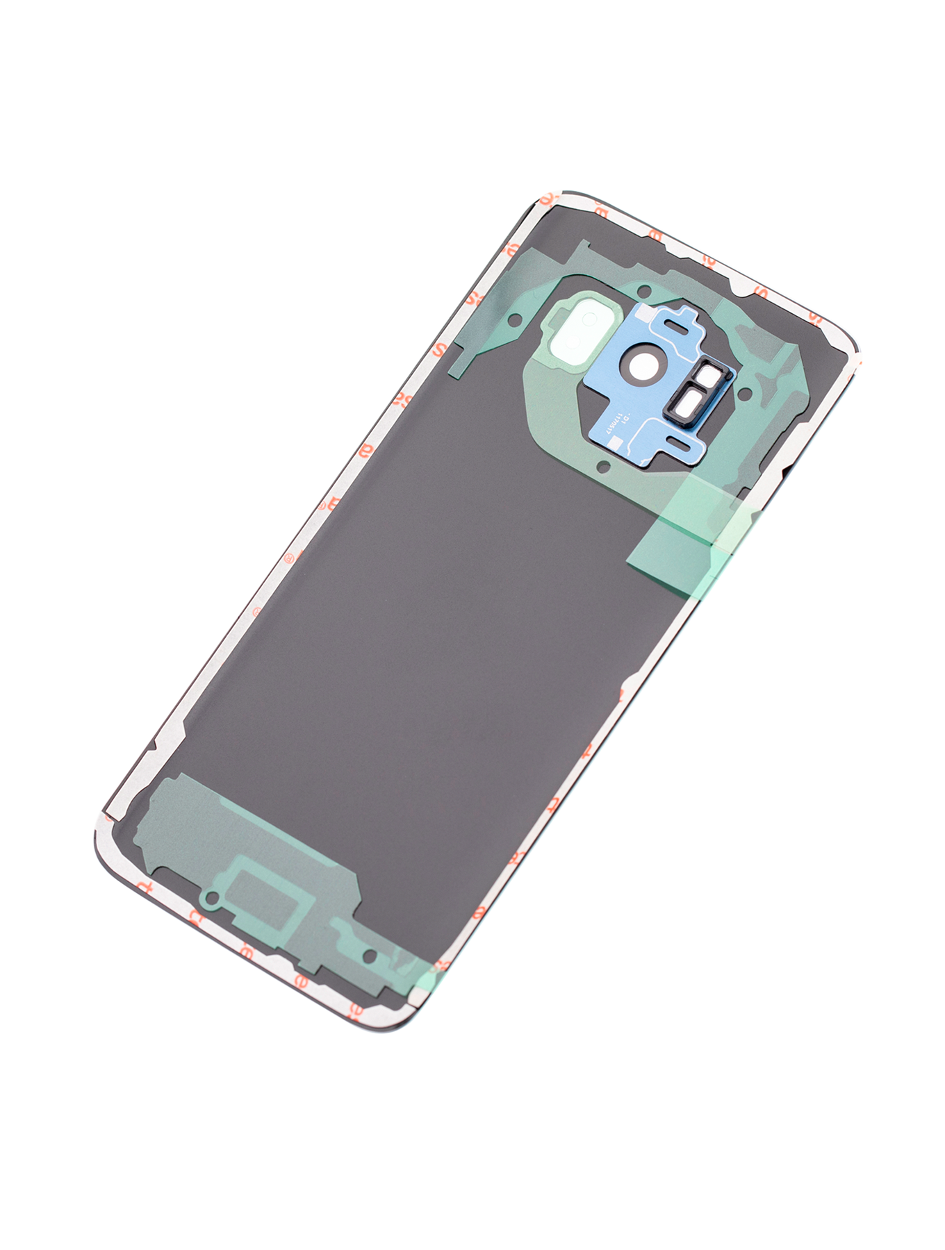 Replacement Back Cover Glass With Camera Lens Compatible For Samsung Galaxy S8 (No Logo) (Vemake) (Coral Blue)