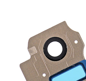 Back Camera Lens With Bezel Ring  Replacement Compatible For Samsung Galaxy S8 Plus (Gold)