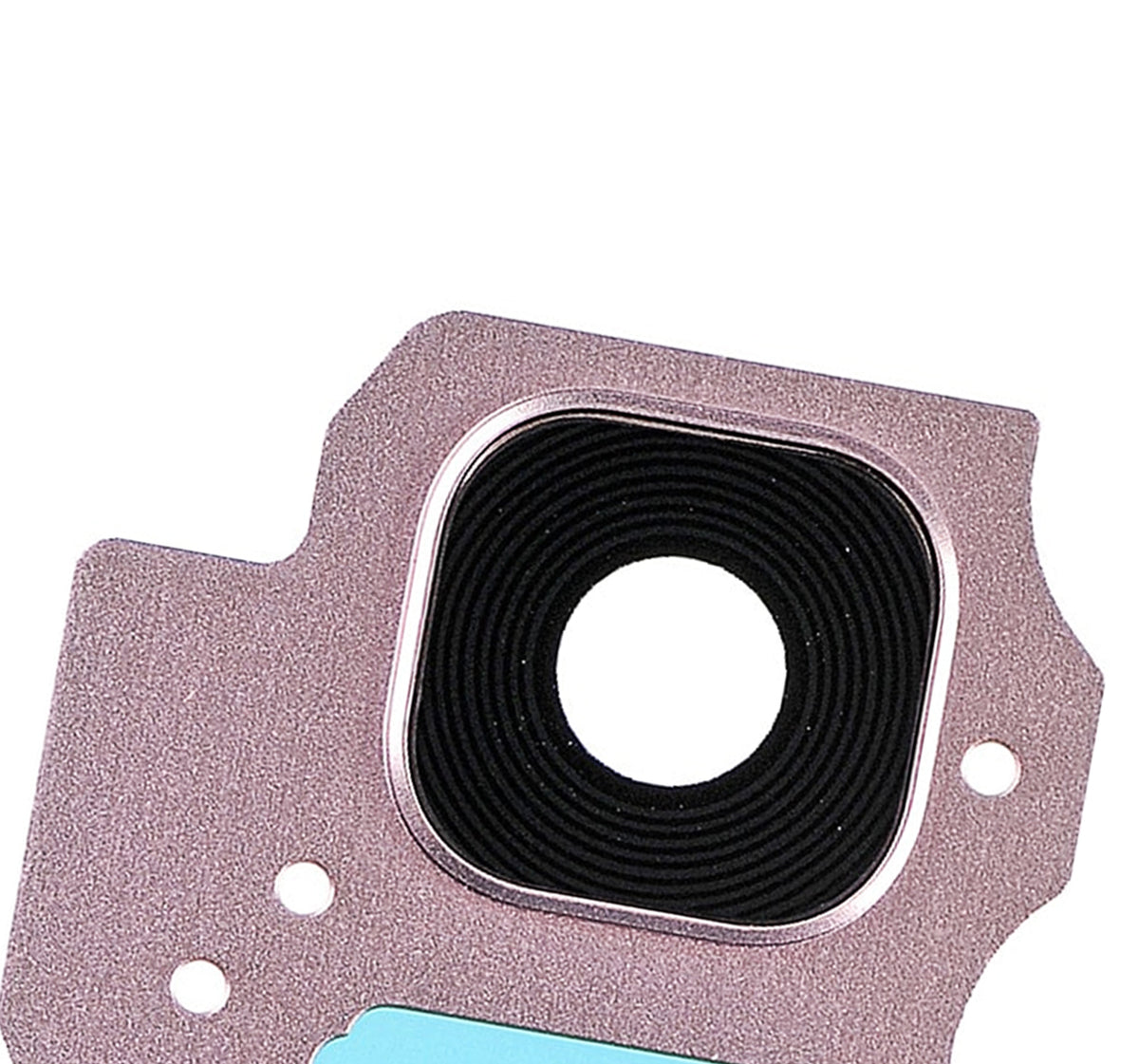 Replacement Back Camera Lens With Bezel Ring Compatible For Samsung Galaxy S8 Plus (Rose Gold)