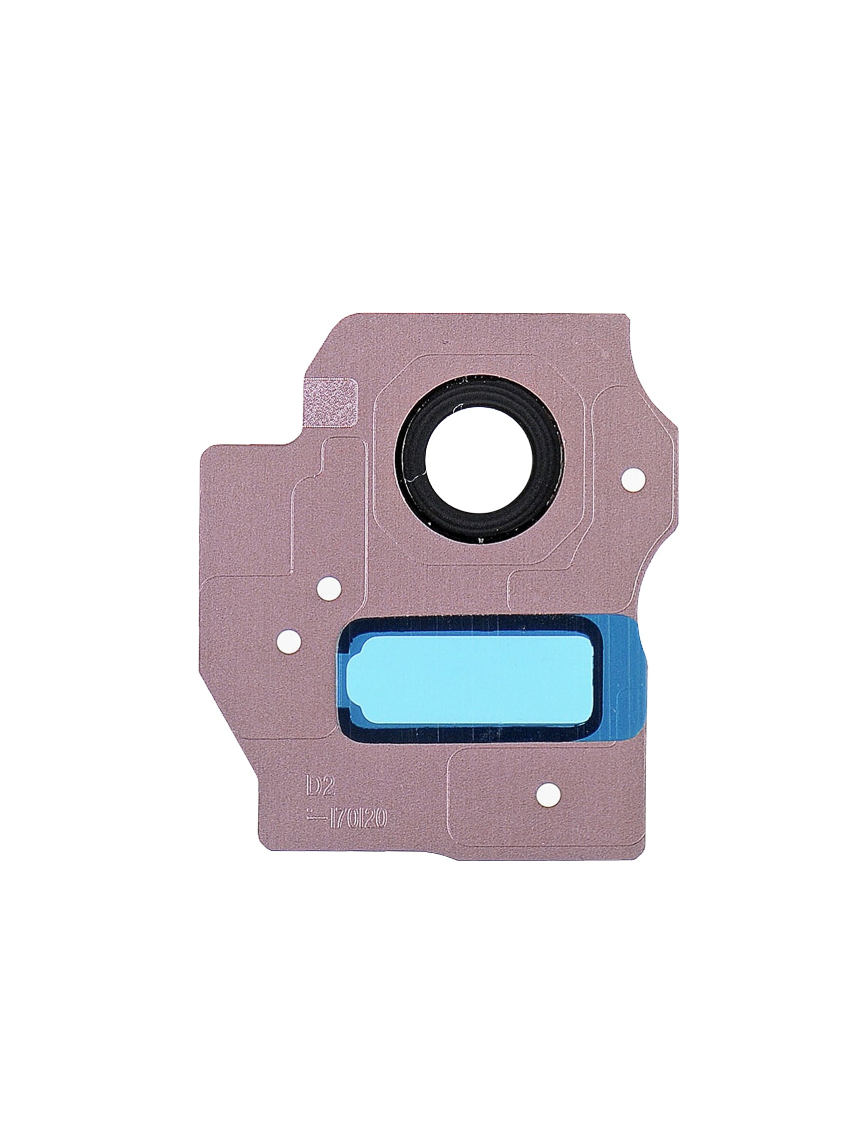 Replacement Back Camera Lens With Bezel Ring Compatible For Samsung Galaxy S8 Plus (Rose Gold)