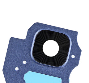 Back Camera Lens With Bezel Ring Compatible For Samsung Galaxy S8 Plus Replacement (Blue)