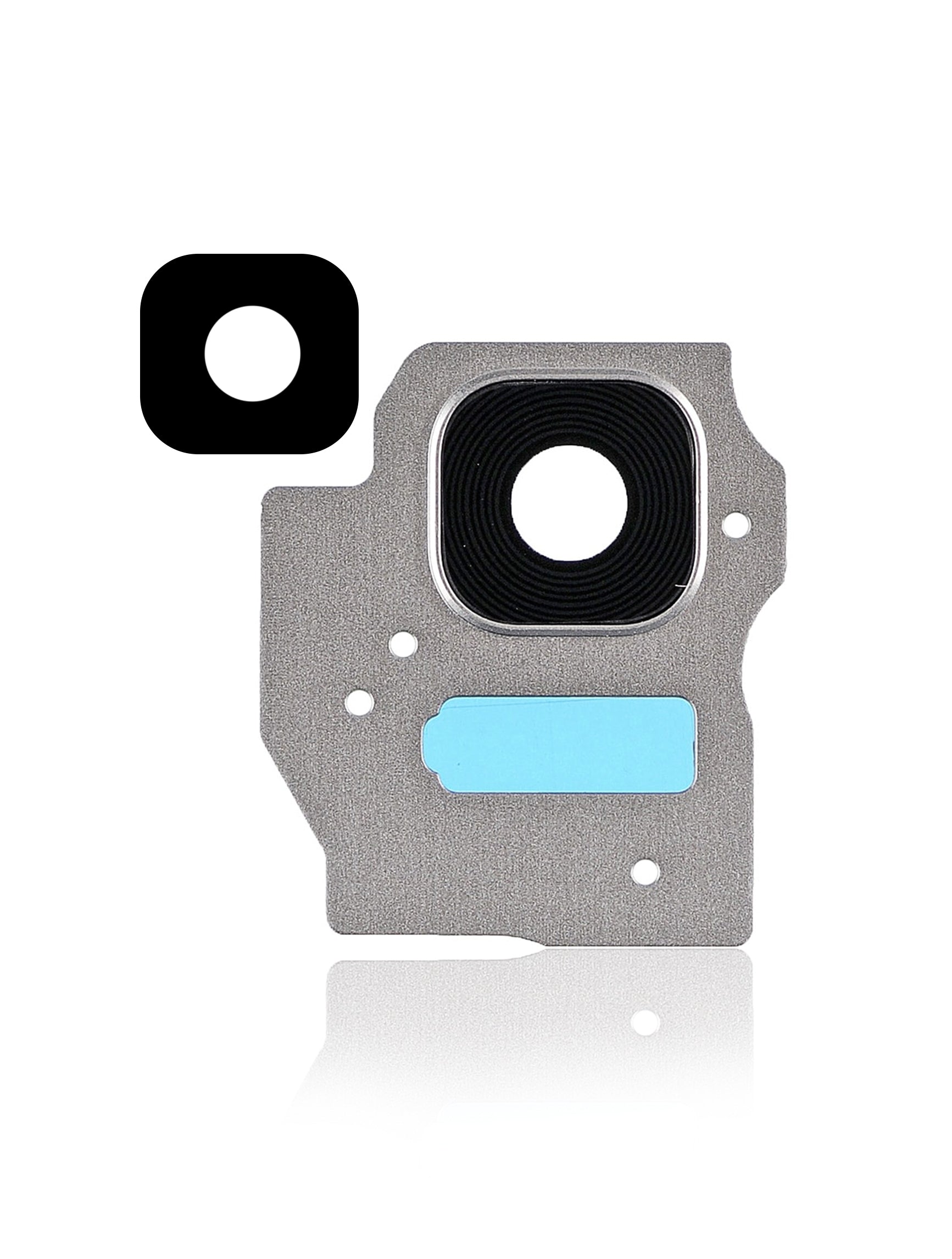 Back Camera Lens With Bezel Ring Compatible For Samsung Galaxy S8 Plus Replacement  (Arctic Silver)