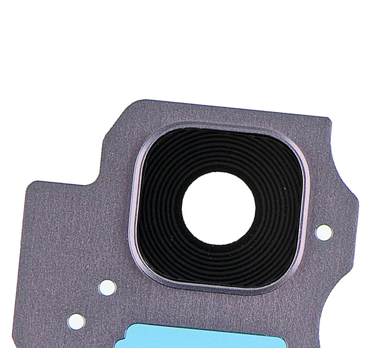 Back Camera Lens With Bezel Ring Compatible For Samsung Galaxy S8 Plus Replacement (Orchid Gray)