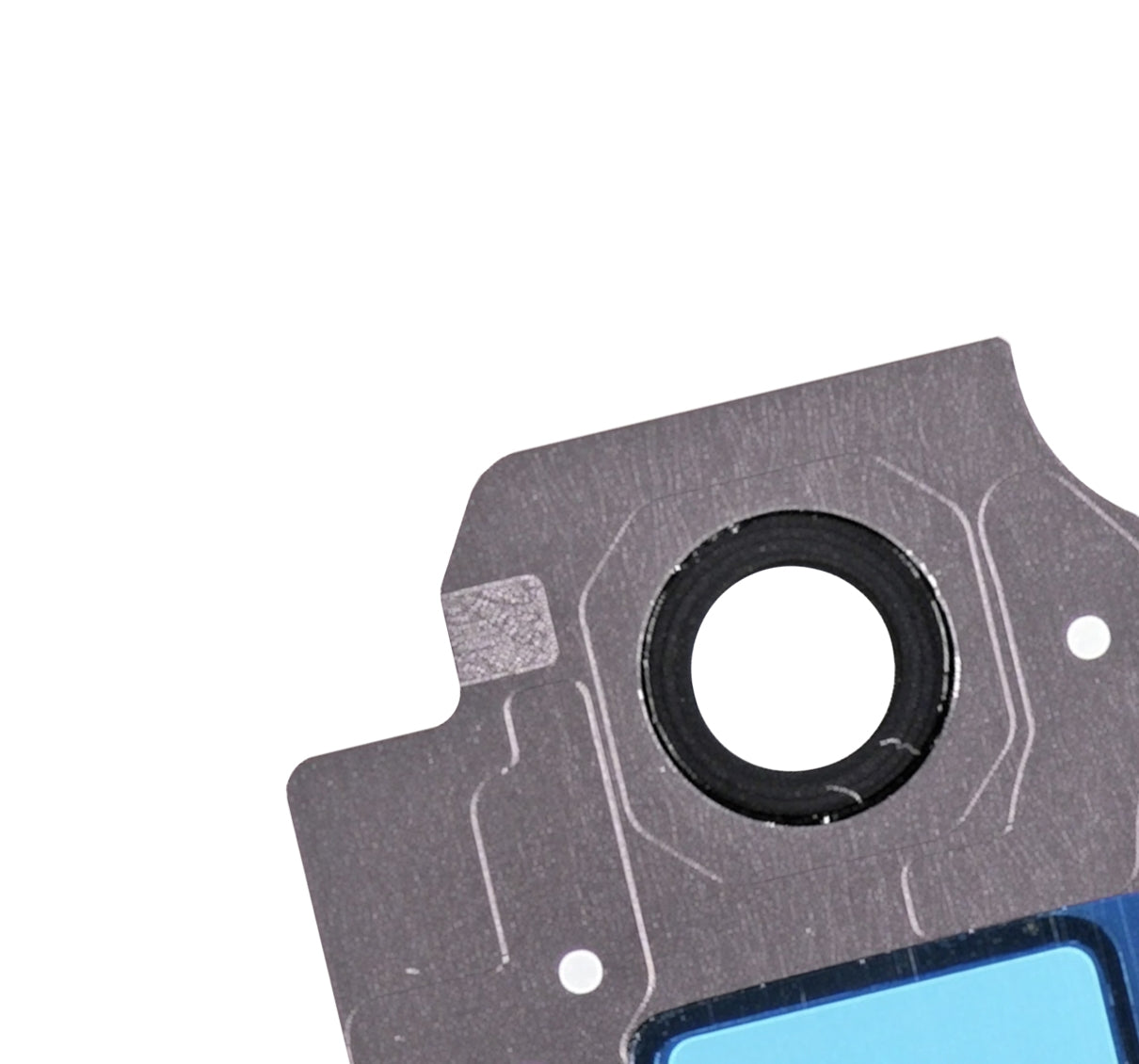 Back Camera Lens With Bezel Ring Compatible For Samsung Galaxy S8 Plus Replacement (Orchid Gray)