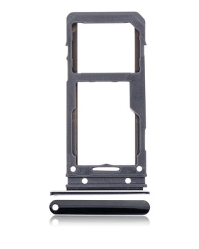 Dual Sim Card Tray Compatible For Samsung Galaxy S8 / S8 Plus Replacement (Midnight Black)
