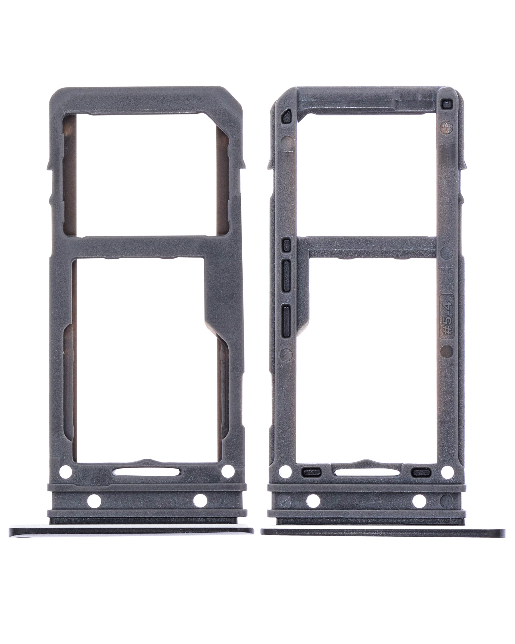 Dual Sim Card Tray Compatible For Samsung Galaxy S8 / S8 Plus Replacement (Midnight Black)