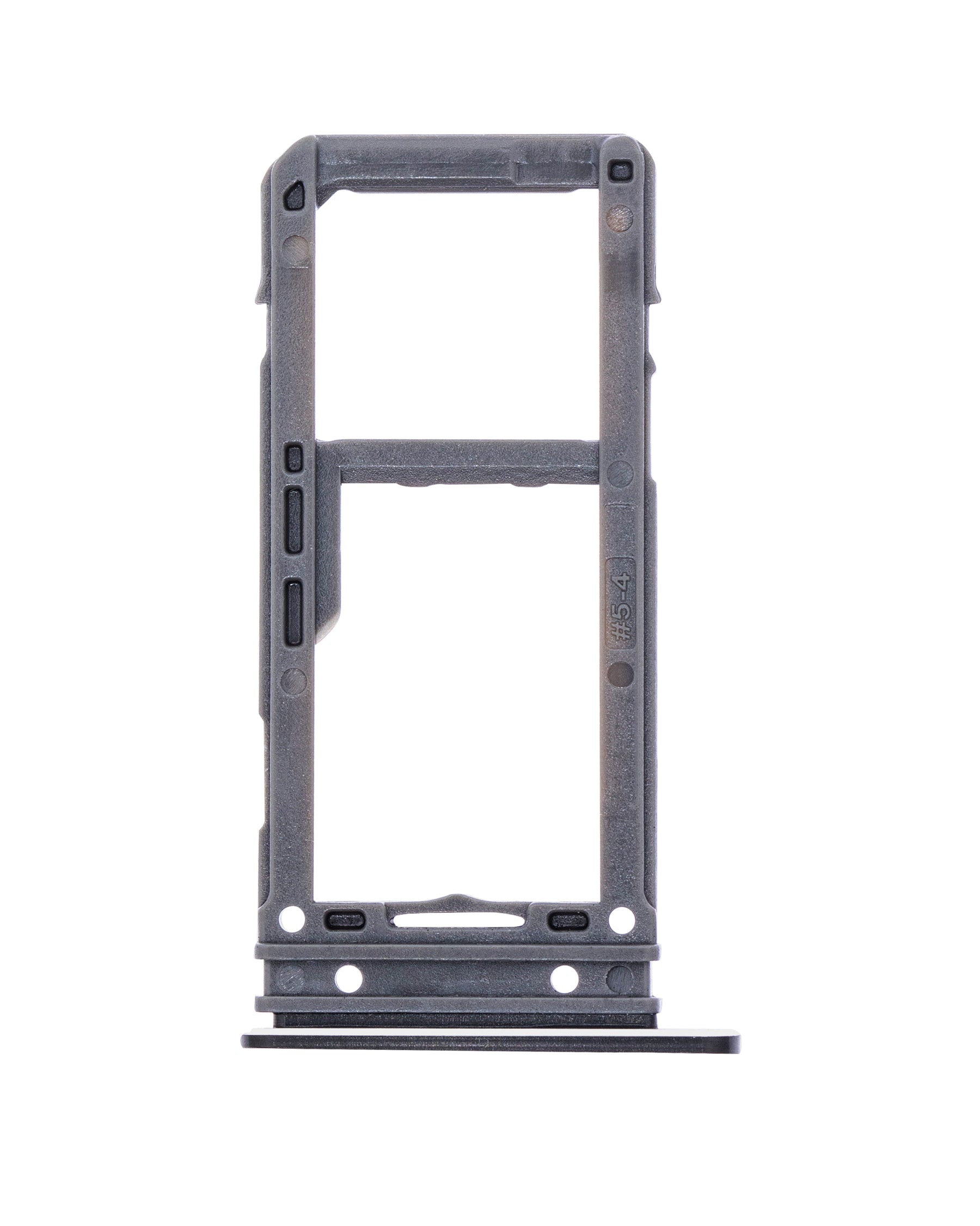 Dual Sim Card Tray Compatible For Samsung Galaxy S8 / S8 Plus Replacement (Midnight Black)