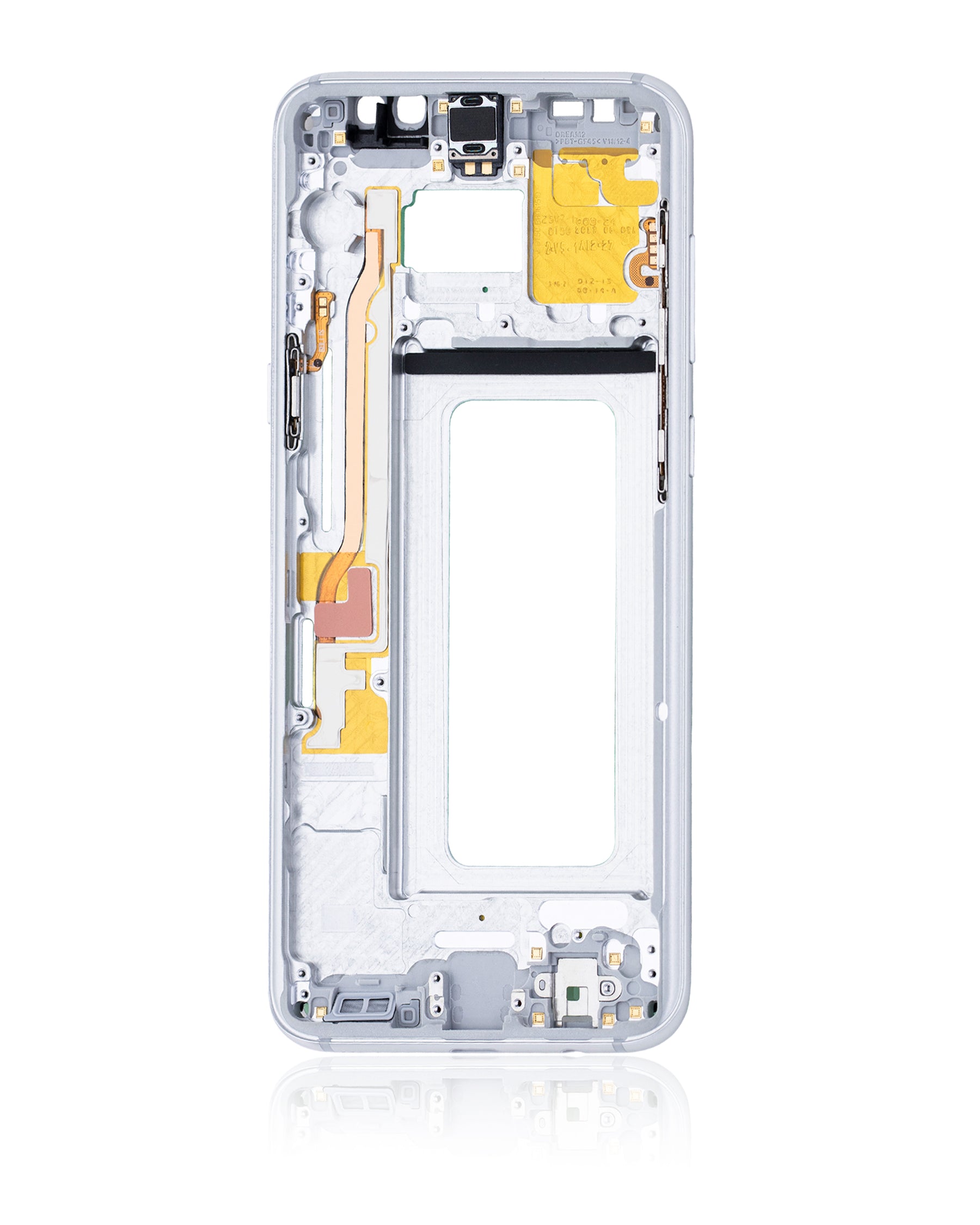 Mid-Frame Housing Compatible For Samsung Galaxy S8 Plus Replacement  (With Small Parts) (Artic Silver)