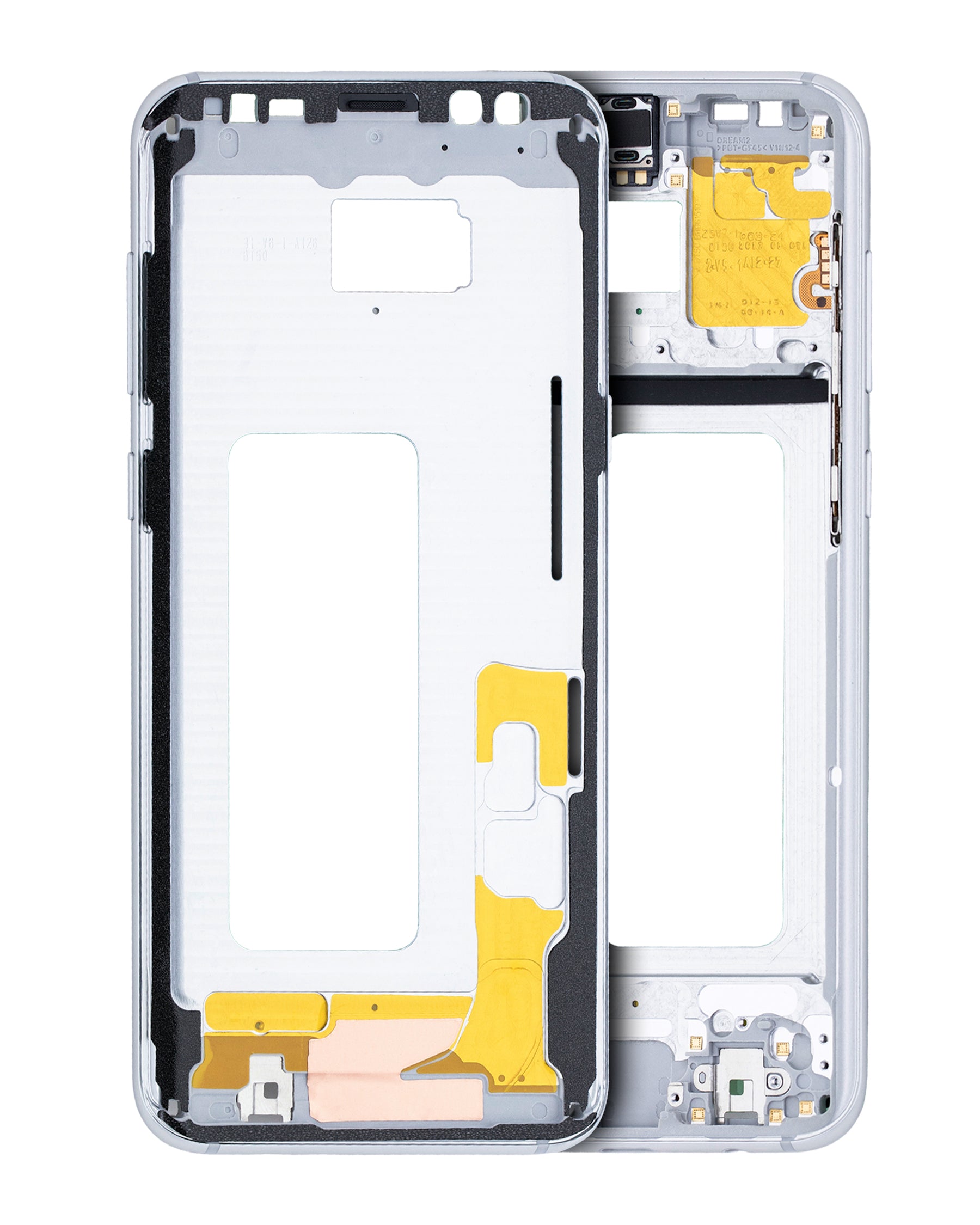 Mid-Frame Housing Compatible For Samsung Galaxy S8 Plus Replacement  (With Small Parts) (Artic Silver)