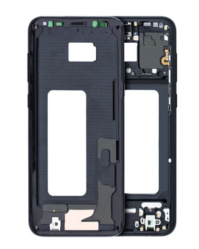 Replacement Mid-Frame Housing Compatible For Samsung Galaxy S8 Plus (With Small Parts) (Midnight Black)