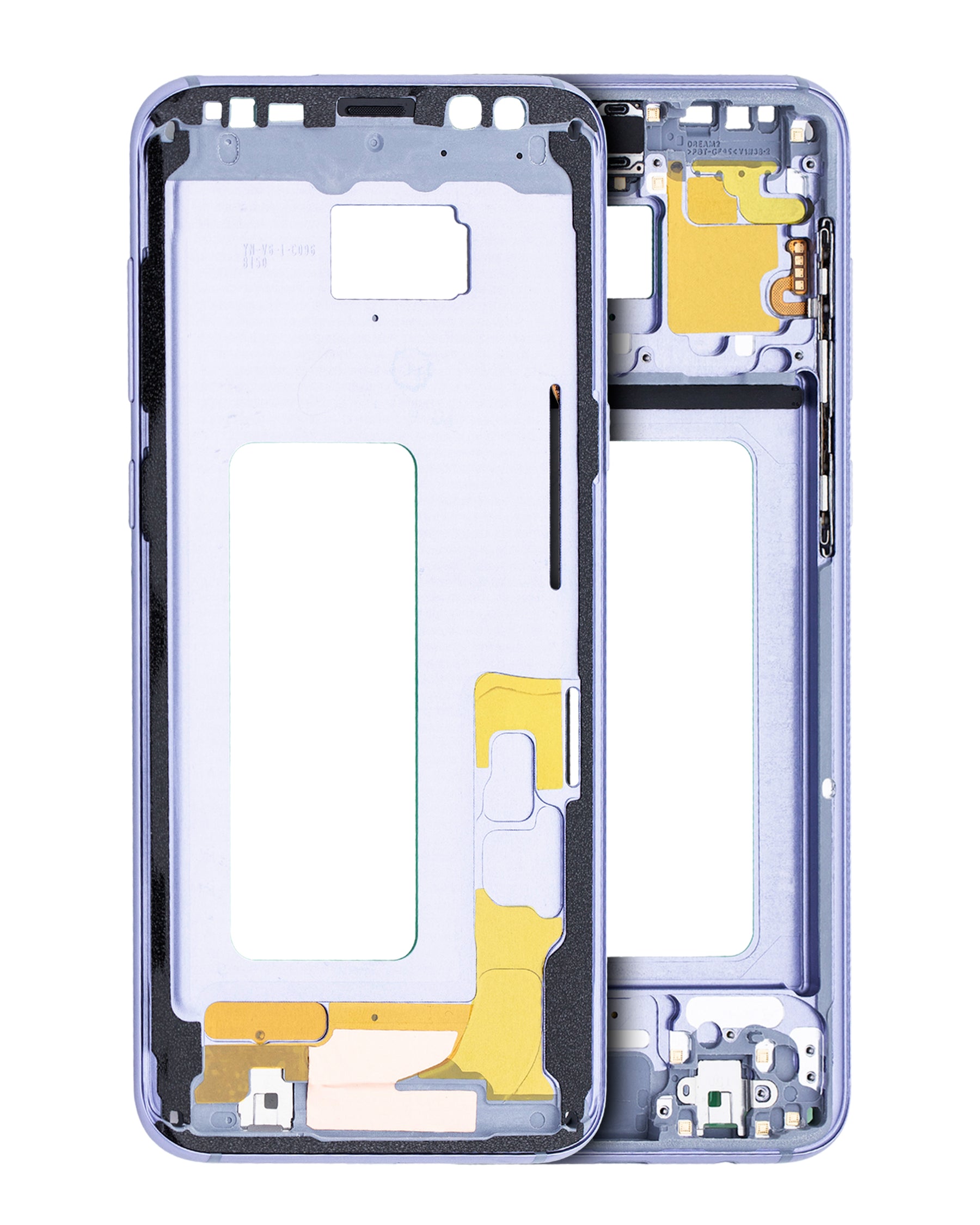 Mid-Frame Housing Compatible For Samsung Galaxy S8 Plus Replacement  (With Small Parts) (Orchid Gray)