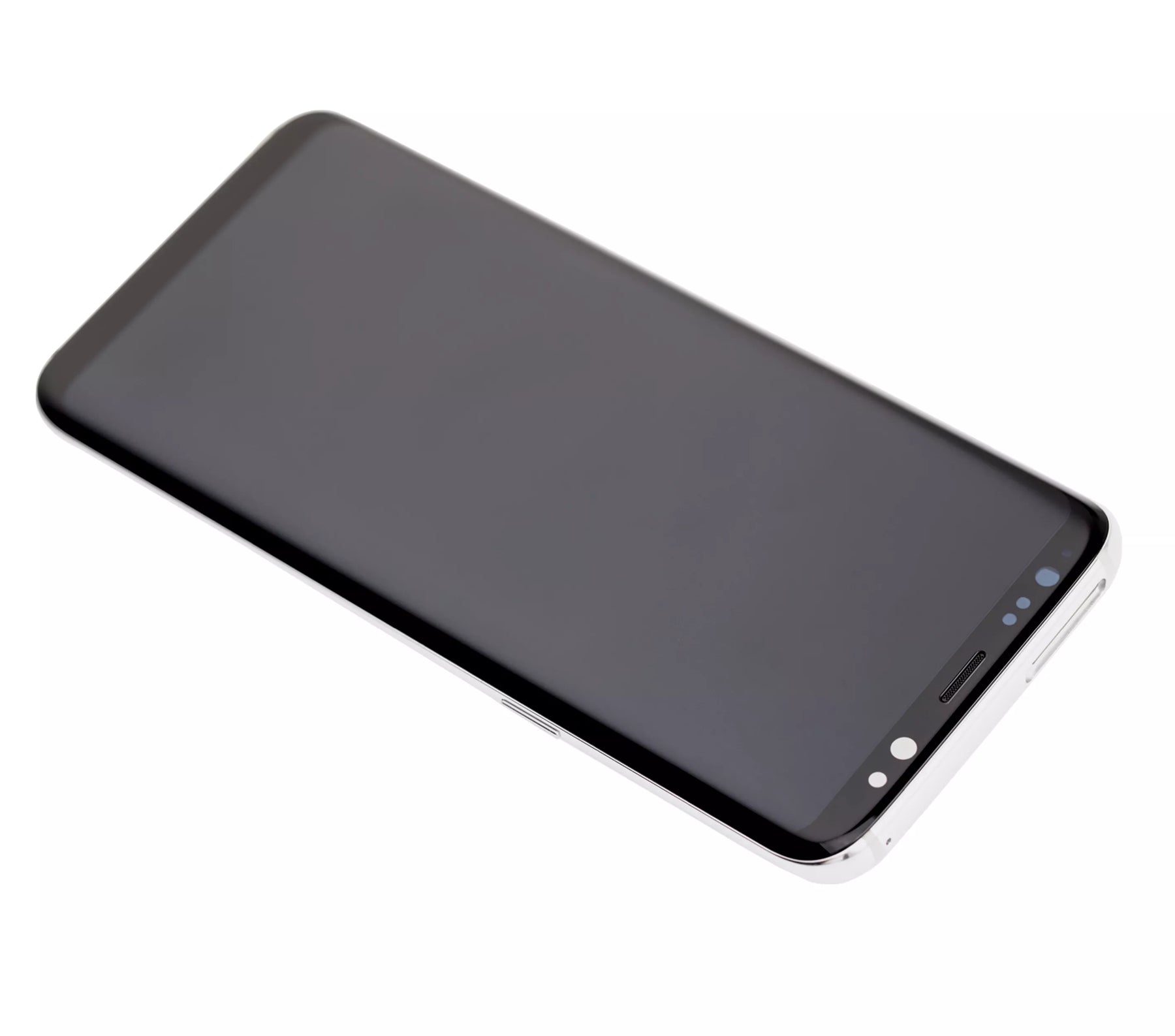 OLED Assembly With Frame Replacement Compatible For Samsung Galaxy S8 (Service Pack) (Arctic Silver)