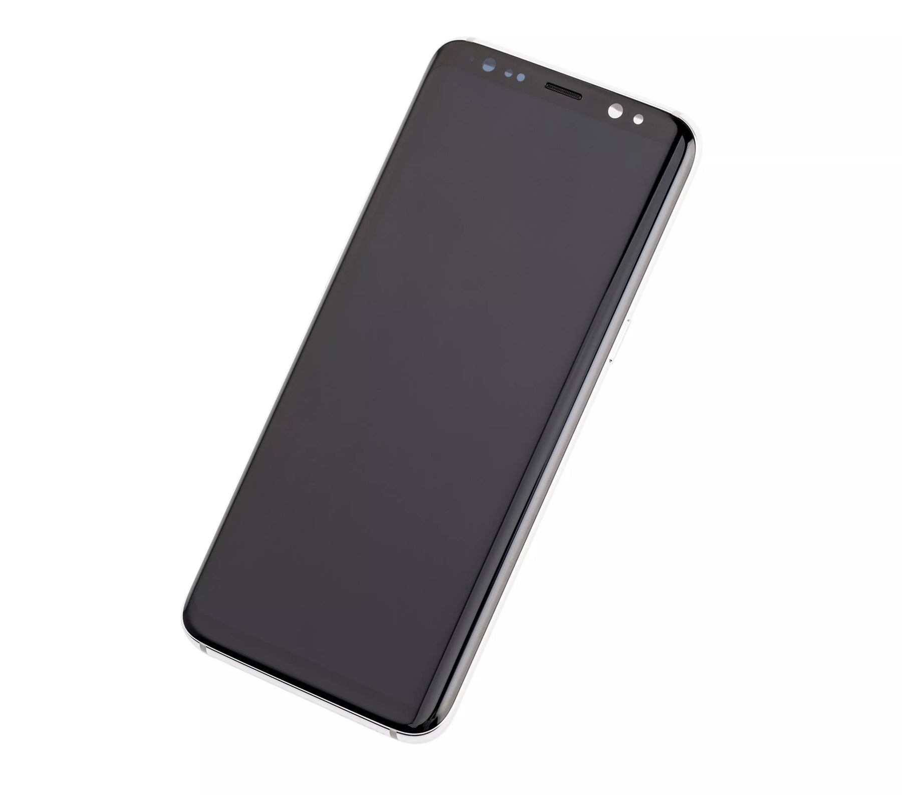 OLED Assembly With Frame Replacement Compatible For Samsung Galaxy S8 (Service Pack) (Arctic Silver)