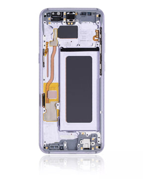 Replacement OLED Assembly With Frame Compatible For Samsung Galaxy S8 (Service Pack) (Orchid Gray)