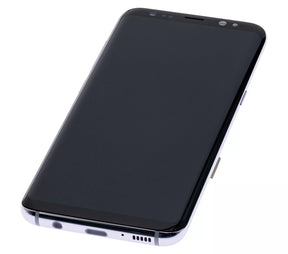 Replacement OLED Assembly With Frame Compatible For Samsung Galaxy S8 (Service Pack) (Orchid Gray)