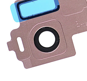 Replacement Back Camera Lens With Bezel Ring Compatible For Samsung Galaxy S8 (Rose Gold)