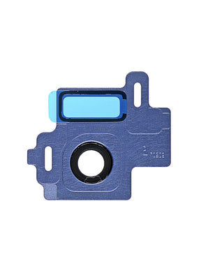 Replacement Back Camera Lens With Bezel Ring Compatible For Samsung Galaxy S8 (Blue)