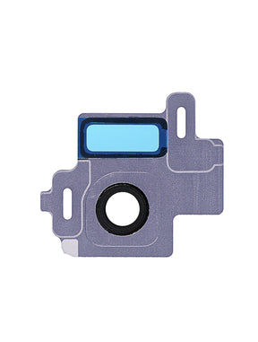 Back Camera Lens With Bezel Ring Compatible For Samsung Galaxy S8 Replacement (Orchid Gray)