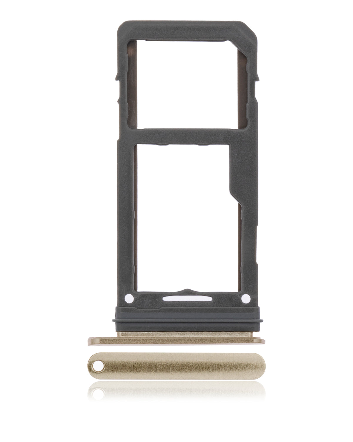 Dual Sim Card Tray Compatible For Samsung Galaxy S8 / S8 Plus Replacement  (Maple Gold)