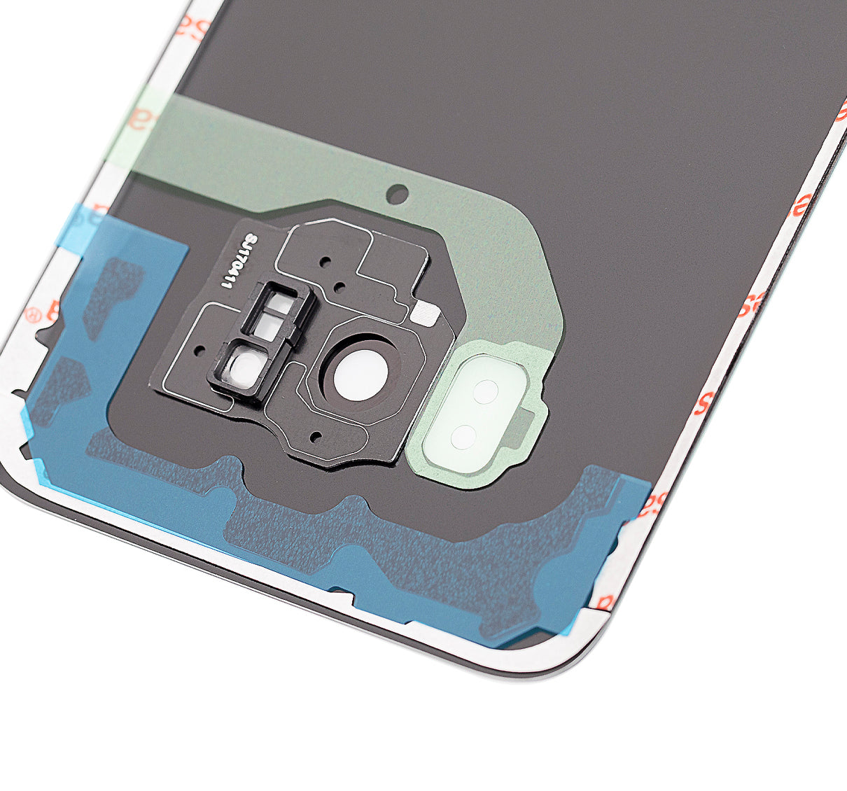 Back Cover Glass With Camera Lens Compatible For Samsung Galaxy S8 Plus Replacement  (No Logo) (Vemake) (Midnight Black)