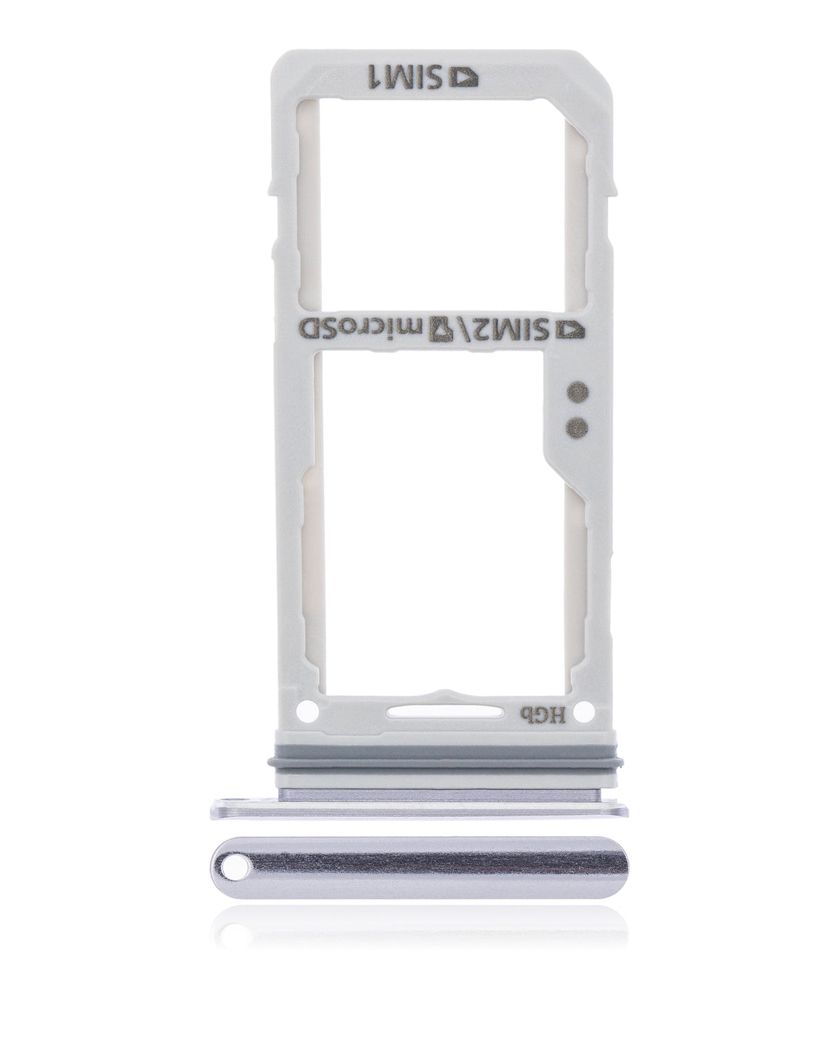 Dual Sim Card Tray Replacement  Compatible For Samsung Galaxy S8 / S8 Plus (Orchid Gray)