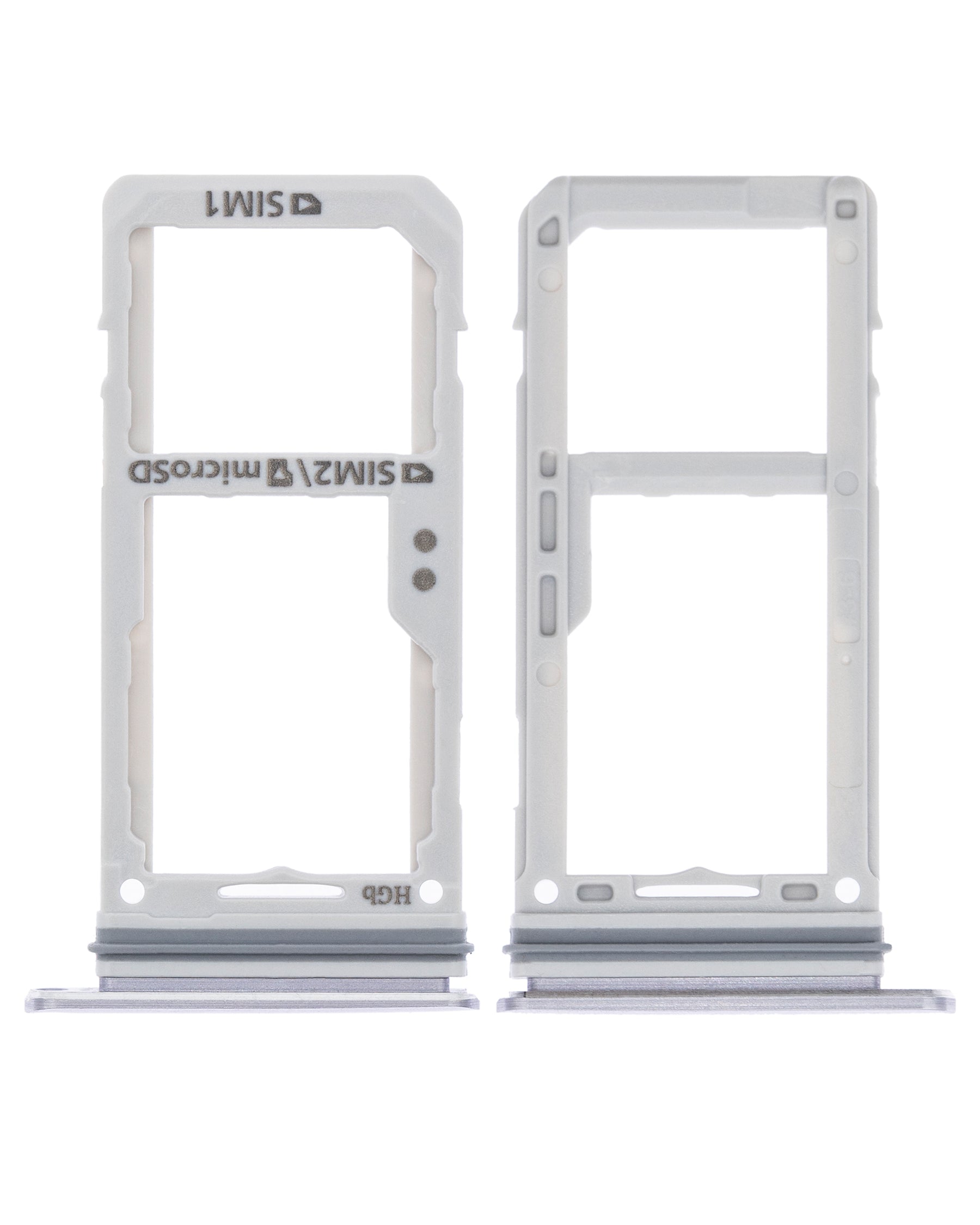 Dual Sim Card Tray Compatible For Samsung Galaxy S8 / S8 Plus Replacement (Orchid Gray)