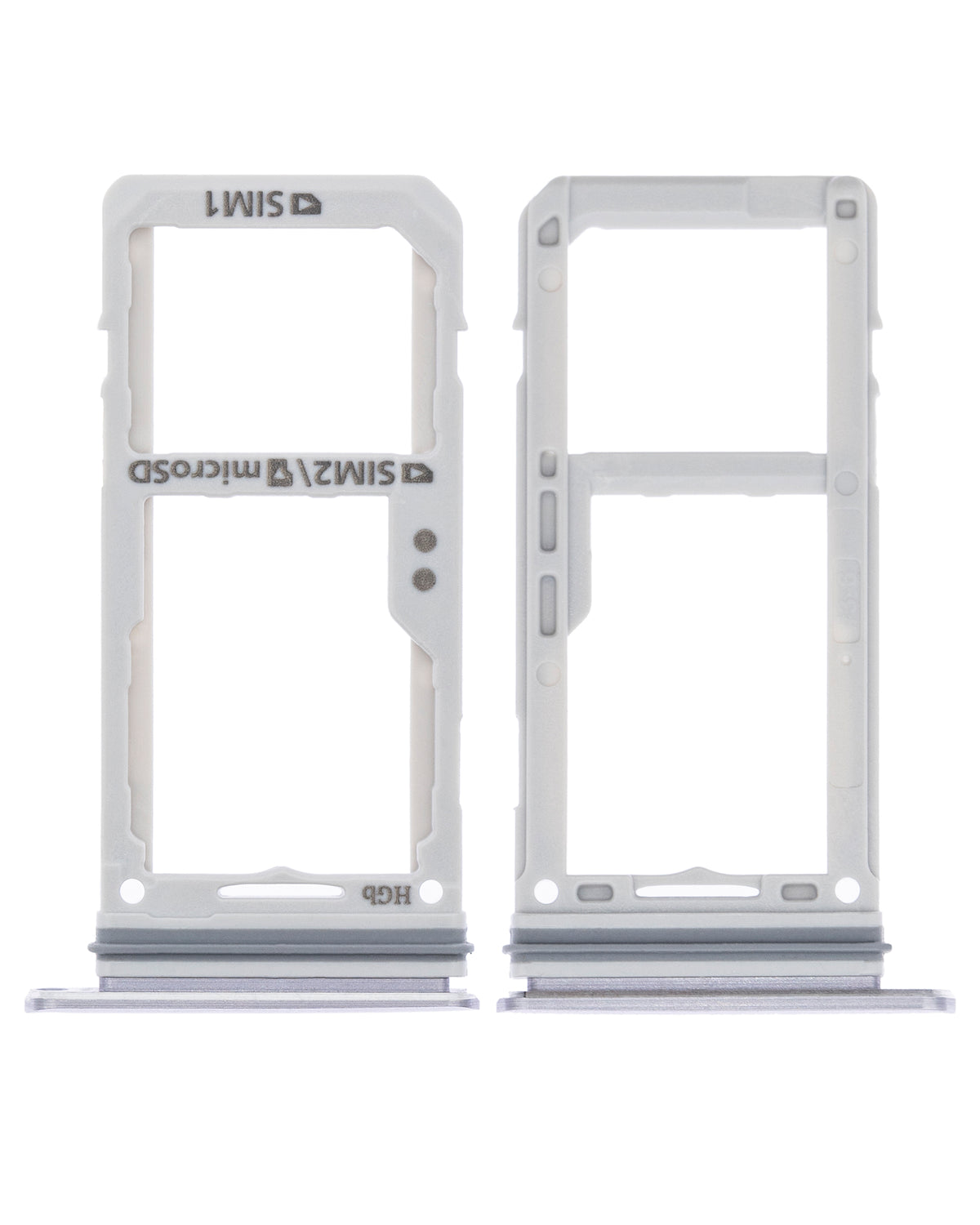 Dual Sim Card Tray Replacement  Compatible For Samsung Galaxy S8 / S8 Plus (Orchid Gray)