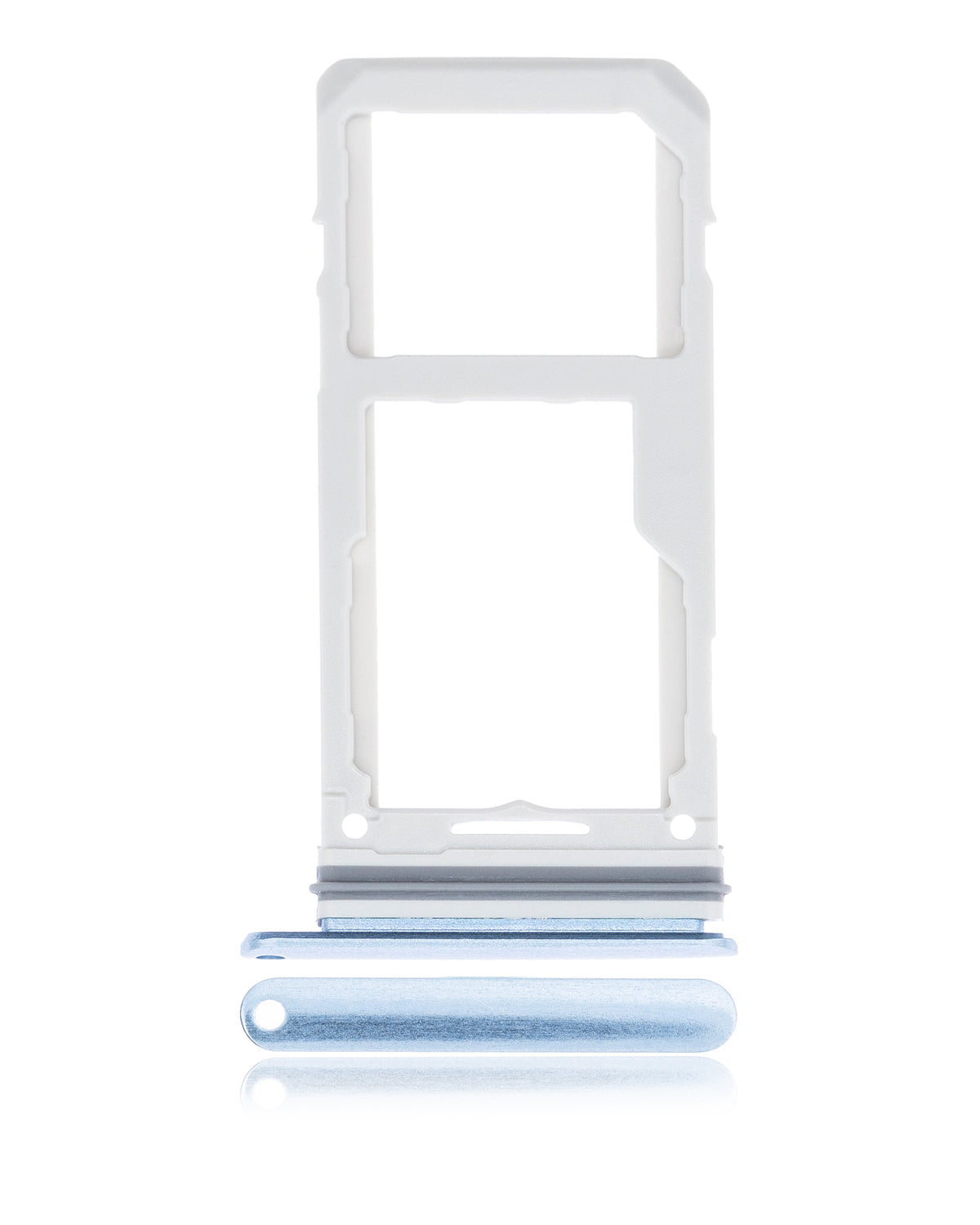 Dual Sim Card Tray Replacement  Compatible For Samsung Galaxy S8 / S8 Plus (Coral Blue)