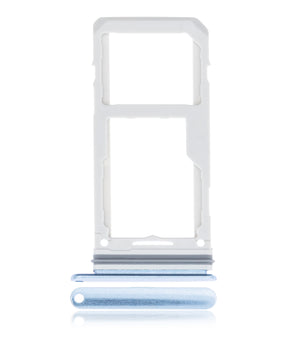 Dual Sim Card Tray Replacement  Compatible For Samsung Galaxy S8 / S8 Plus (Coral Blue)