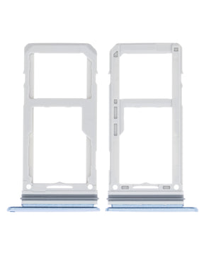 Dual Sim Card Tray Replacement  Compatible For Samsung Galaxy S8 / S8 Plus (Coral Blue)