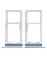 Replacement Dual Sim Card Tray Compatible For Samsung Galaxy S8 / S8 Plus (Coral Blue)