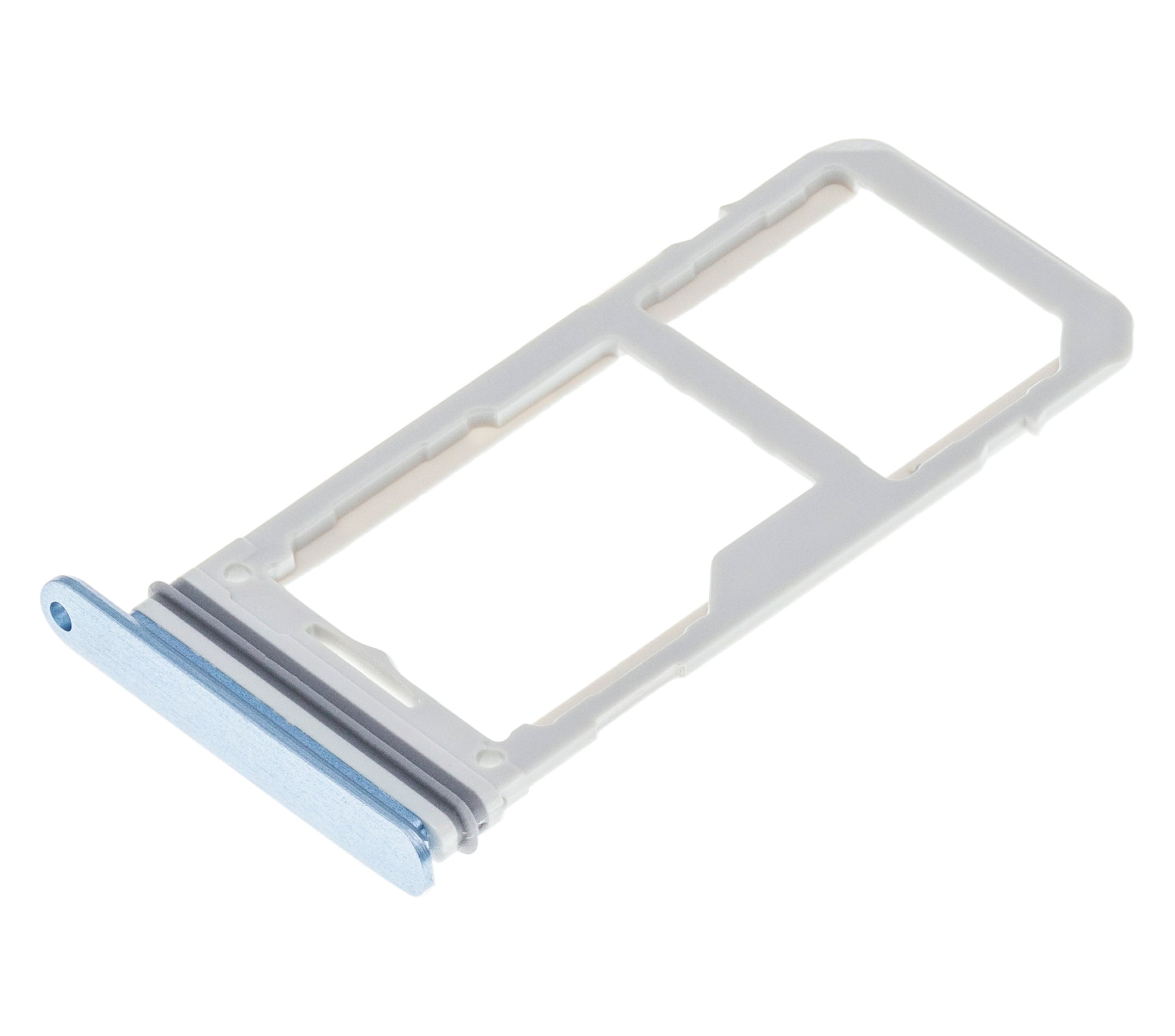 Dual Sim Card Tray Replacement  Compatible For Samsung Galaxy S8 / S8 Plus (Coral Blue)